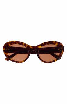 Balenciaga 55mm Oval Sunglasses