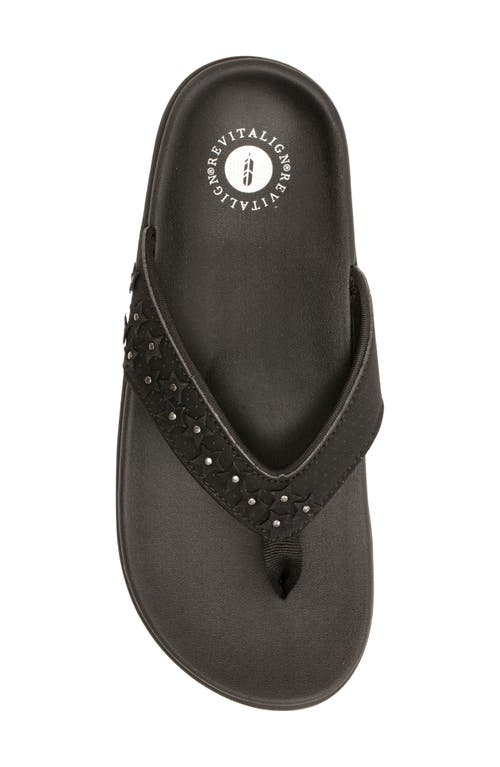 Revitalign Yumi Bvi Flip Flop In Black