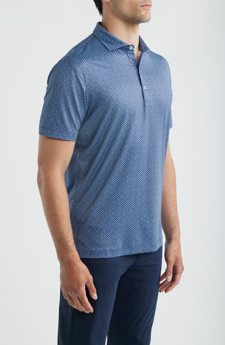 johnnie-O Pip Floral Performance Jersey Polo, Alternate, color, 