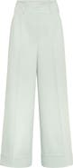Maison Common Wide Leg Cuffed Trousers