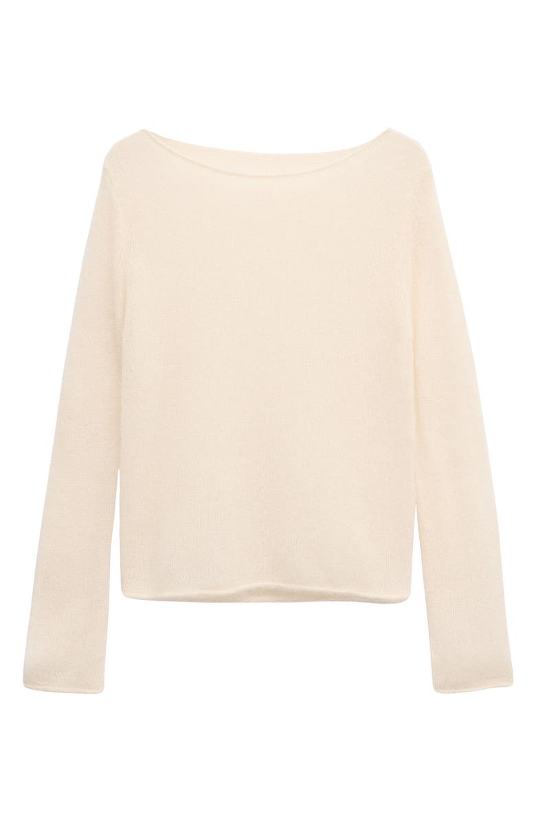 MANGO Semisheer Alpaca Blend Sweater, Alternate, color,