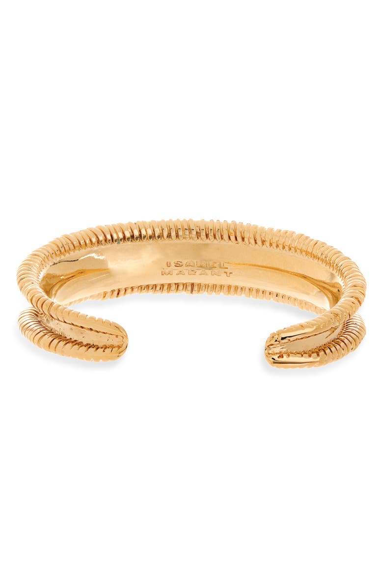 Isabel Marant Cuff Bracelet, Alternate, color, Dore
