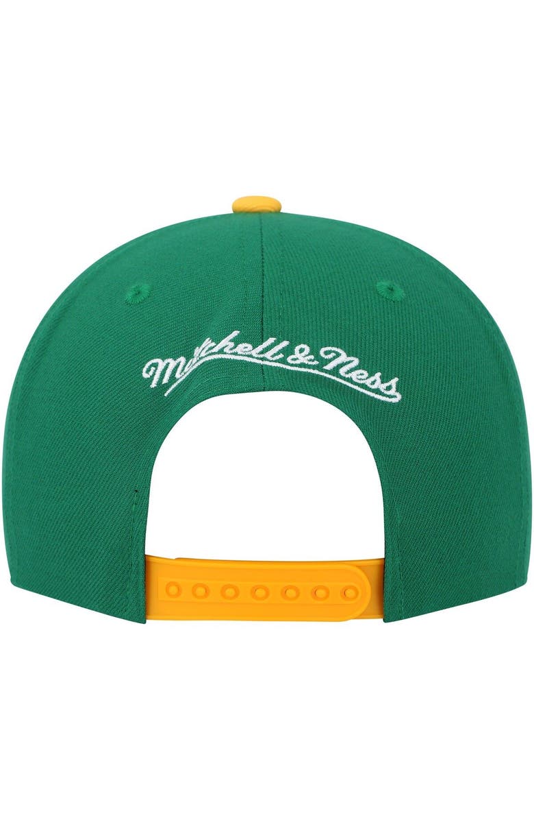 Mitchell & Ness Men's Mitchell & Ness Hunter Green Milwaukee Bucks SOUL Cross Check Snapback, Alternate, color, 