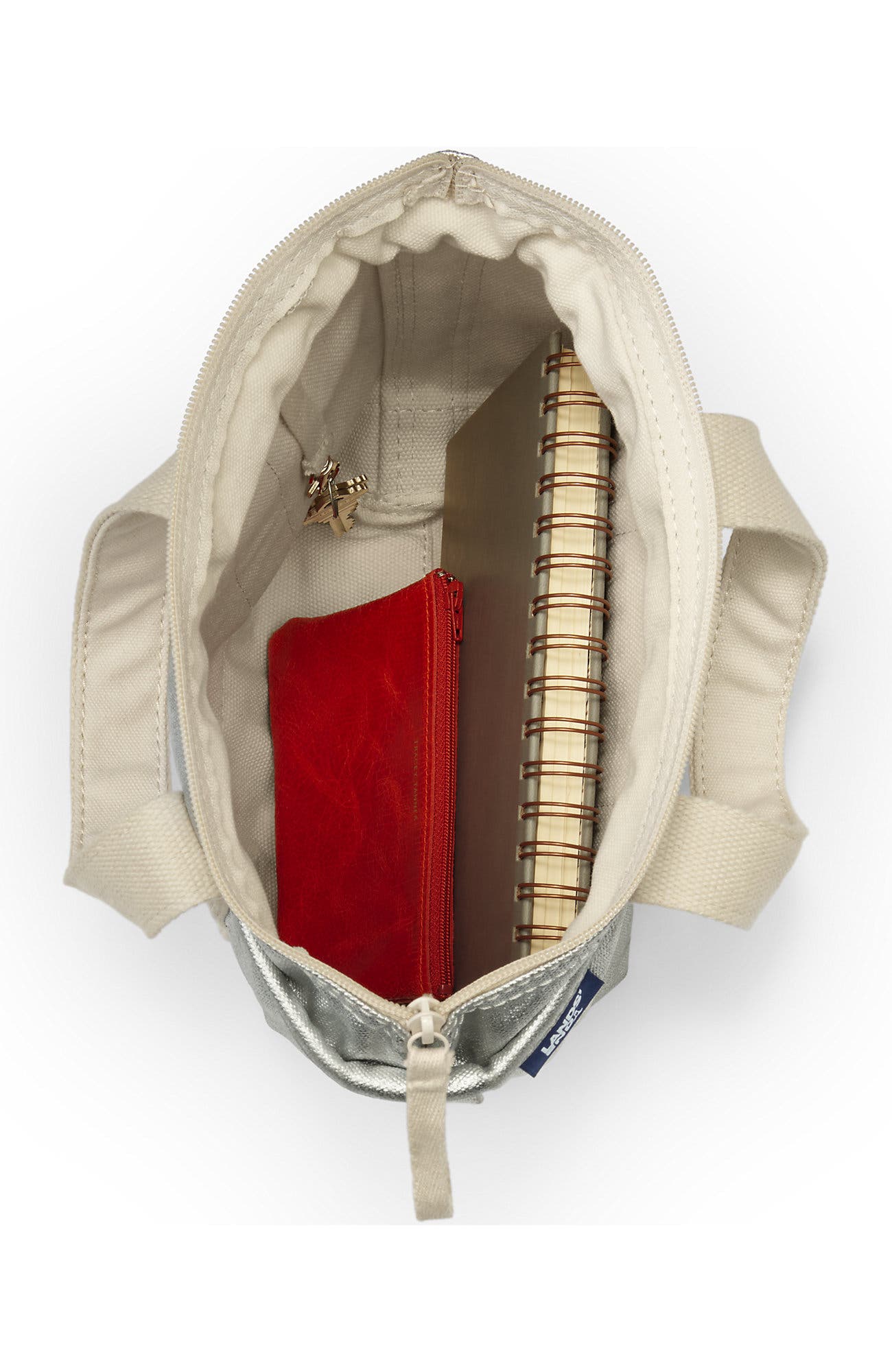 Lands' End Open Top Canvas Tote Bag, Alternate, color, 