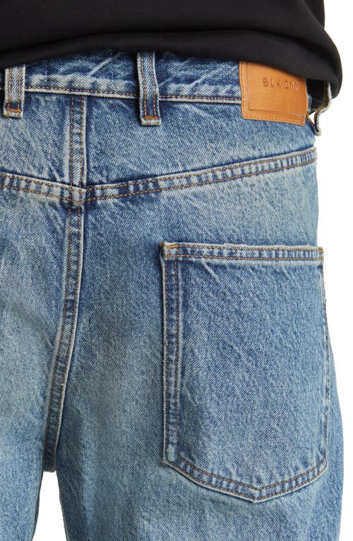 Blk Dnm Boot Cut Jeans In Black In Vintage Blue