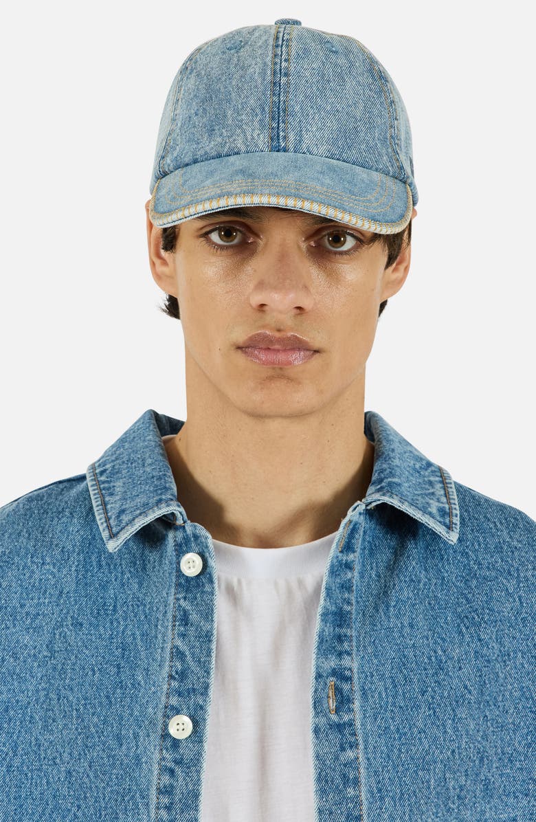 KROST Denim Adjustable Baseball Cap, Alternate, color, Medium Wash
