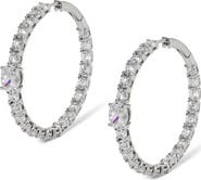 Nadri Stellar Inside Out Hoop Earrings
