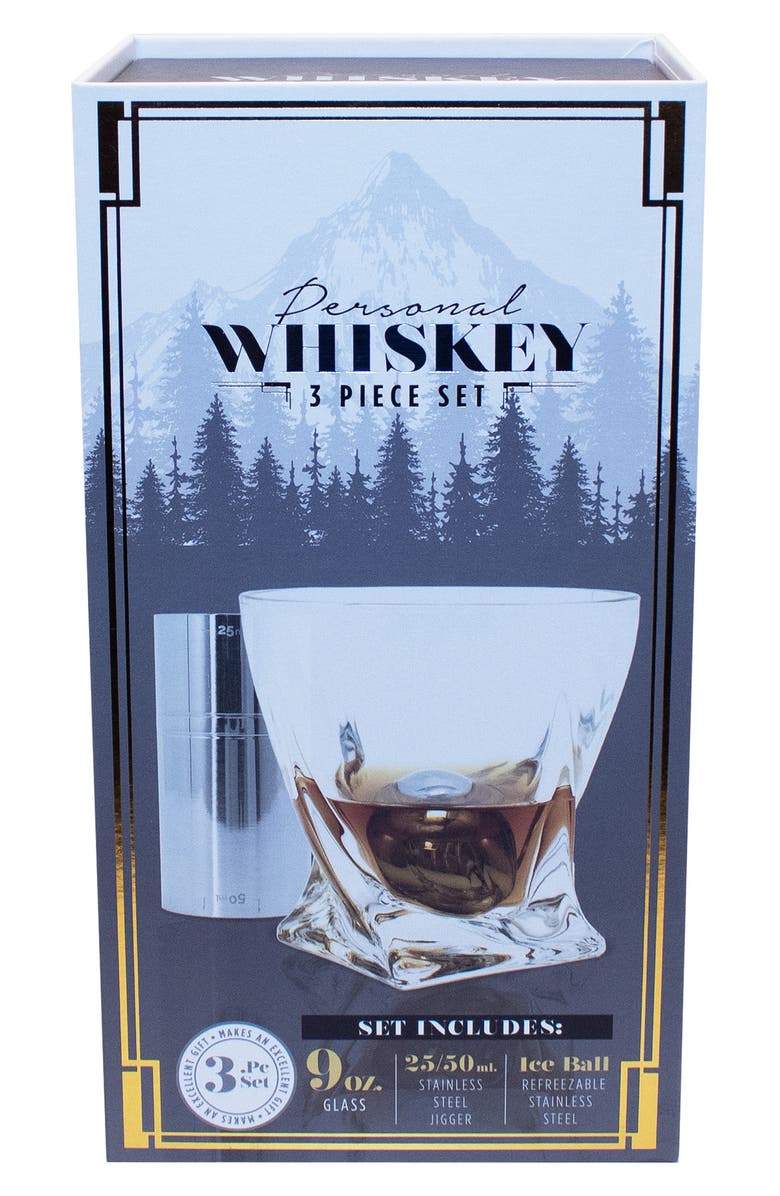 Silver One International Personal Whiskey Bar Set, Alternate, color,