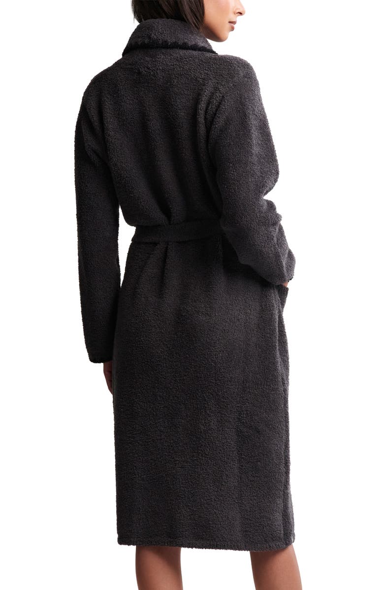 Barefoot Dreams<sup>®</sup> CozyChic<sup>®</sup> Blanket Stitch Robe, Alternate, color, Carbon