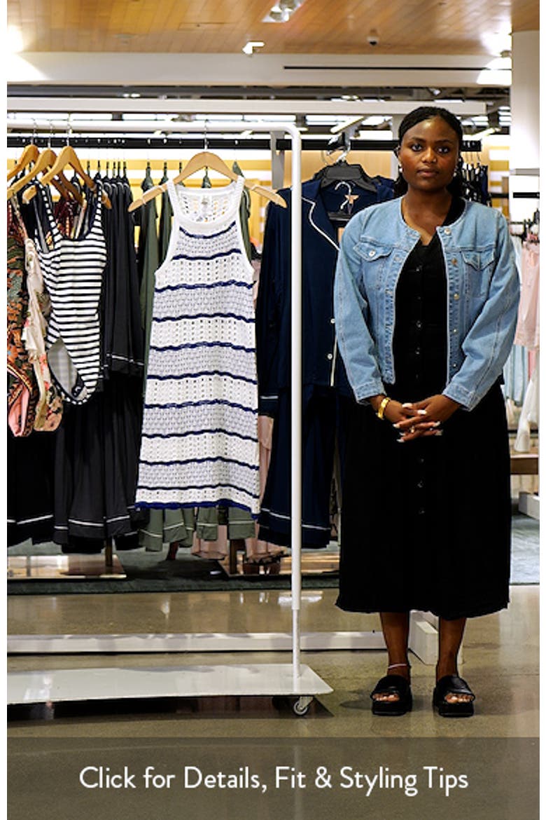 Shore Break Pointelle Knit Cover-Up Dress video