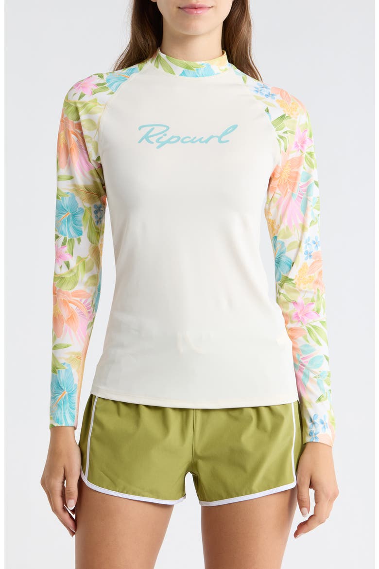 Catalina Island Long Sleeve Rashguard, Main, color, MULTICOLOR