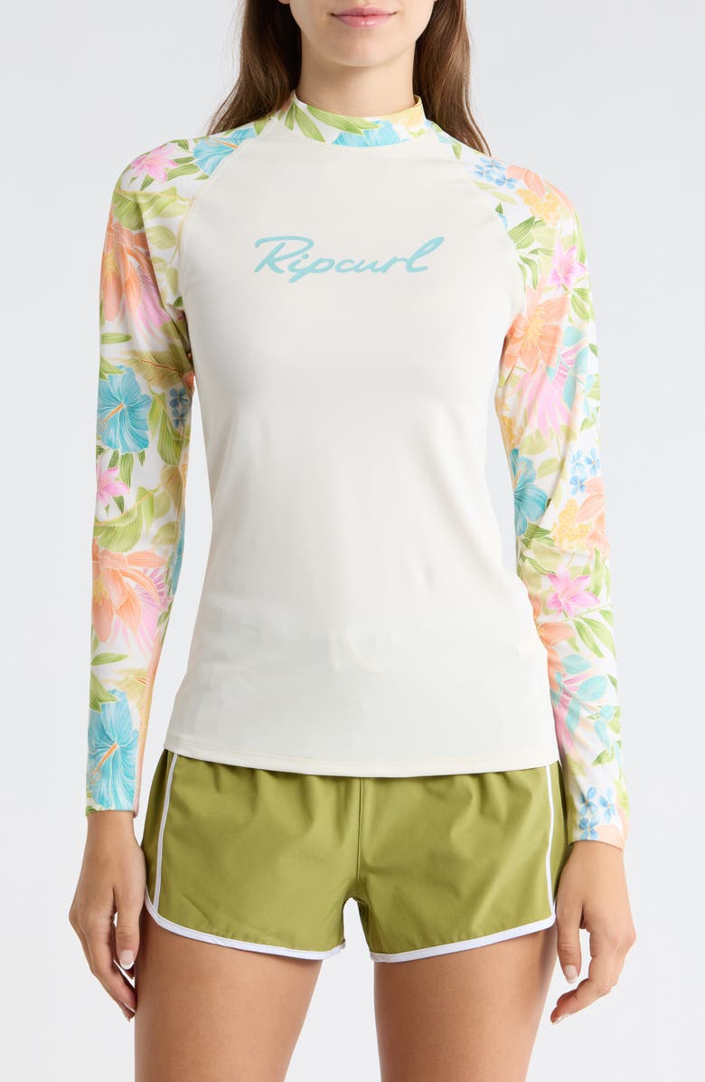 Rip Curl Catalina Island Long Sleeve Rashguard, Main, color, Multicolor