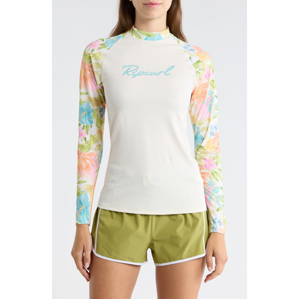 Rip Curl Catalina Island Long Sleeve Rashguard in Multicolor at Nordstrom, Size X-Large