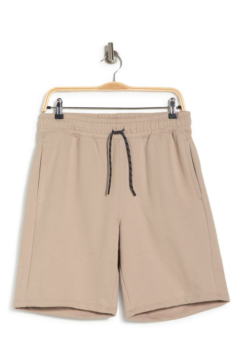 Freestyle Fleece 9" Shorts, Alternate, color, BEIGE STRING
