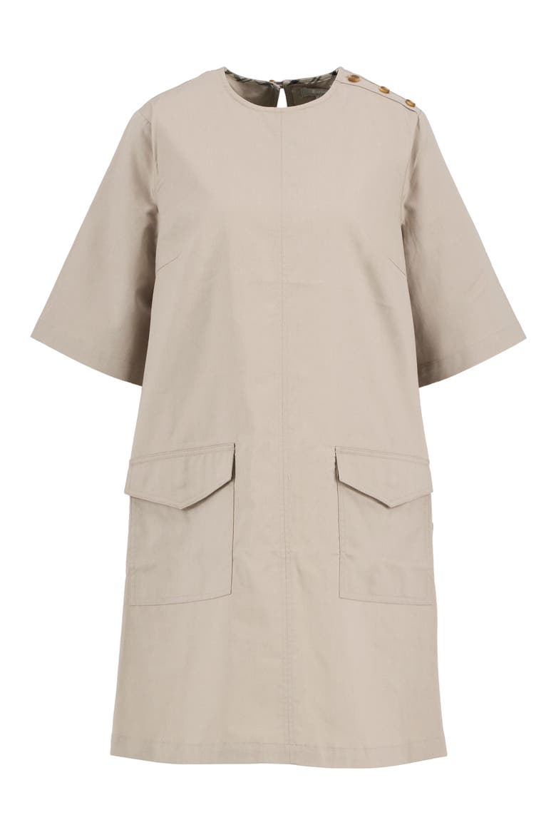 Luna Cotton Swing Minidress, Alternate, color, LIGHT SAND