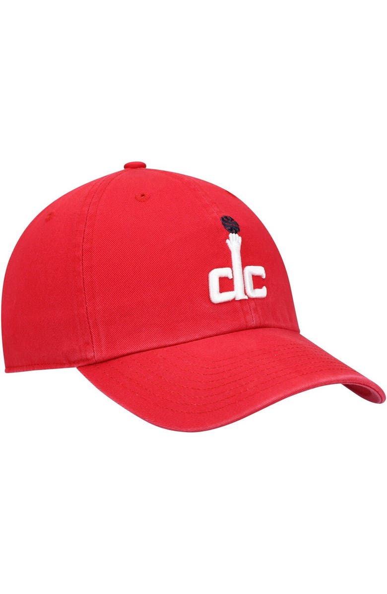 '47 Men's '47 Red Washington Wizards Team Clean Up Adjustable Hat, Alternate, color,