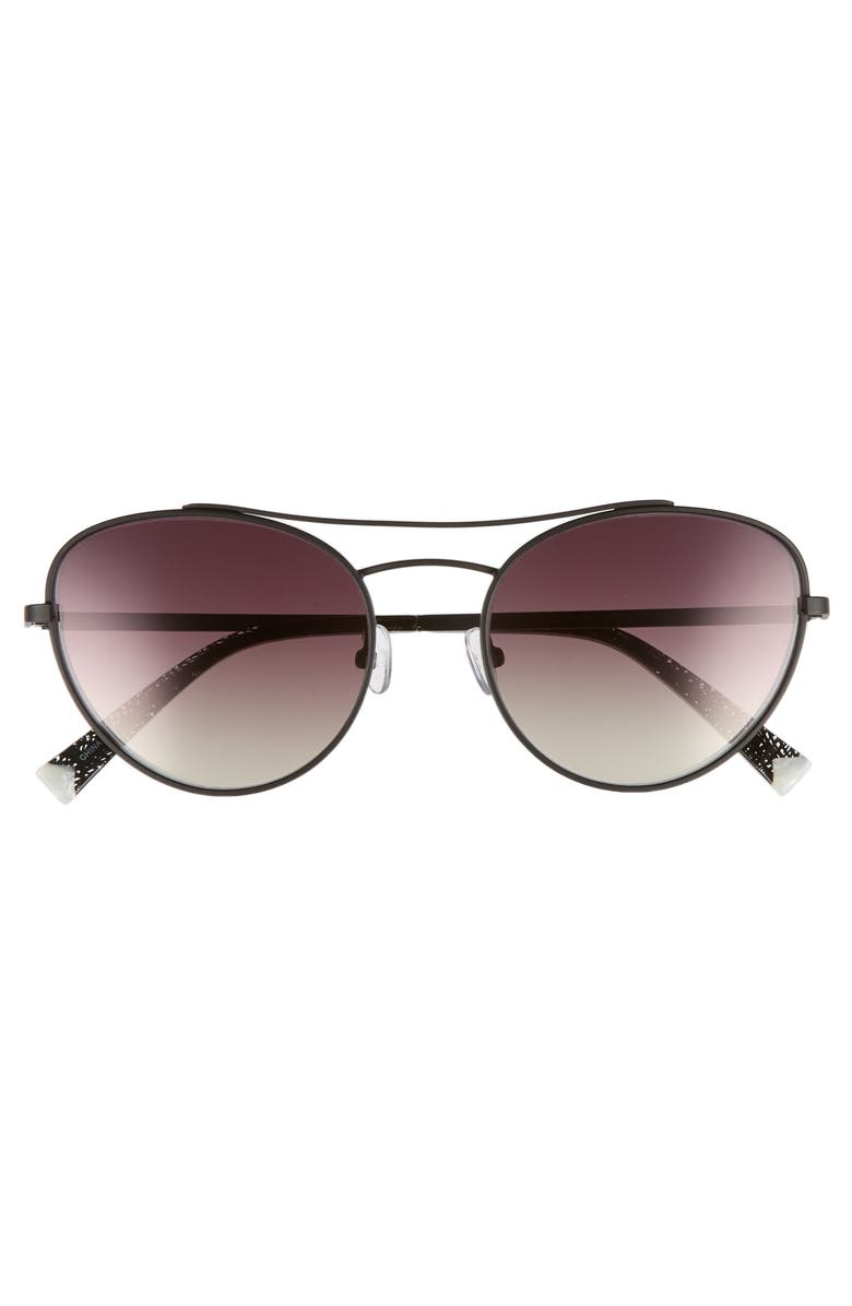 KENDALL + KYLIE Yasmin 55mm Aviator Sunglasses, Alternate, color, 