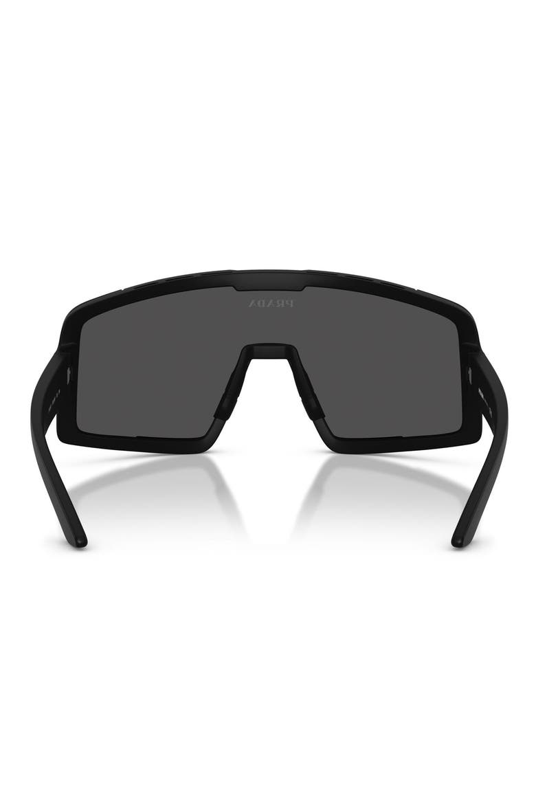 144mm Shield Sunglasses, Alternate, color, MATTE BLACK / DARK GREY