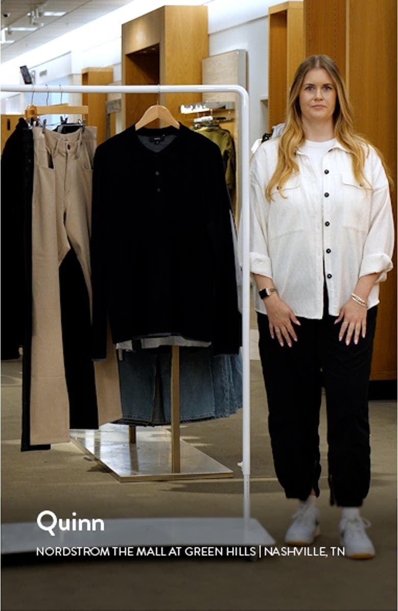 Double Layer Long Sleeve Merino Wool Polo Sweater, sales video thumbnail