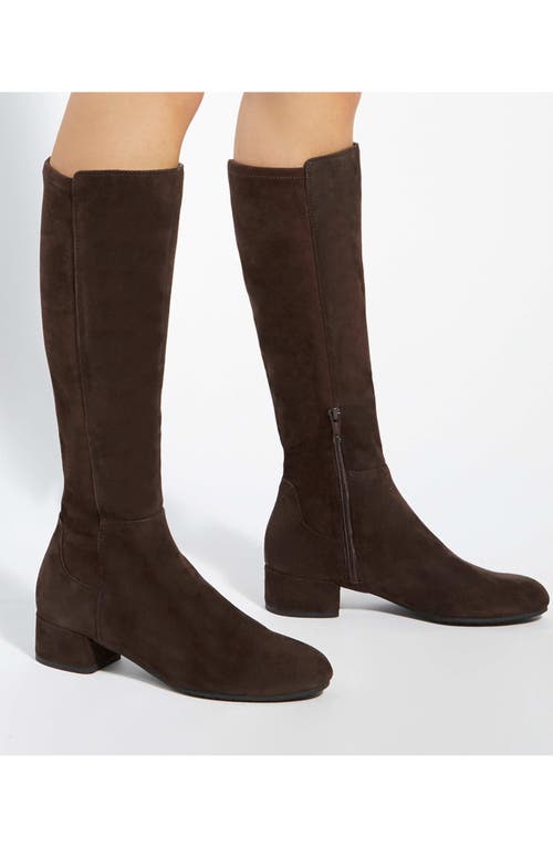 Dune London Tayla Knee High Boot In Brown