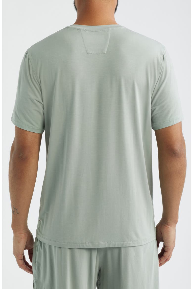 Stretch Modal & Silk Sleep T-Shirt, Alternate, color, SAGE