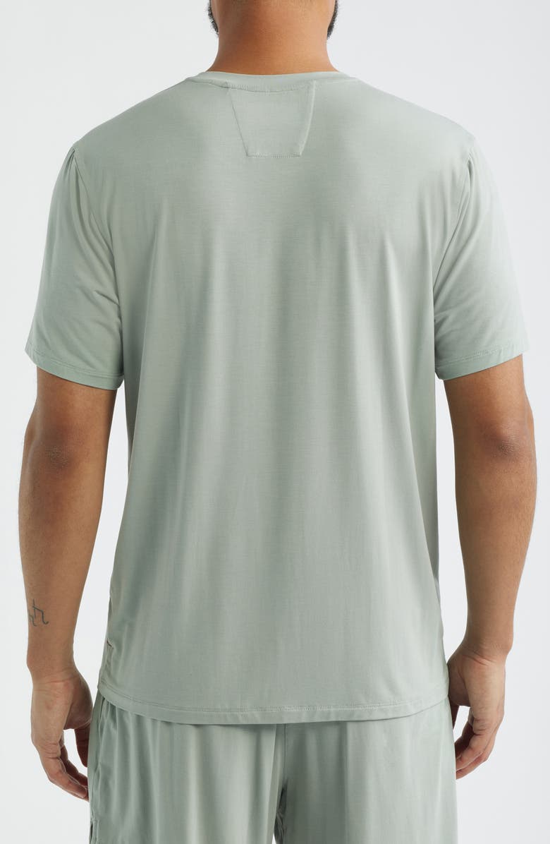 Daniel Buchler Stretch Modal & Silk Sleep T-Shirt, Alternate, color, Sage