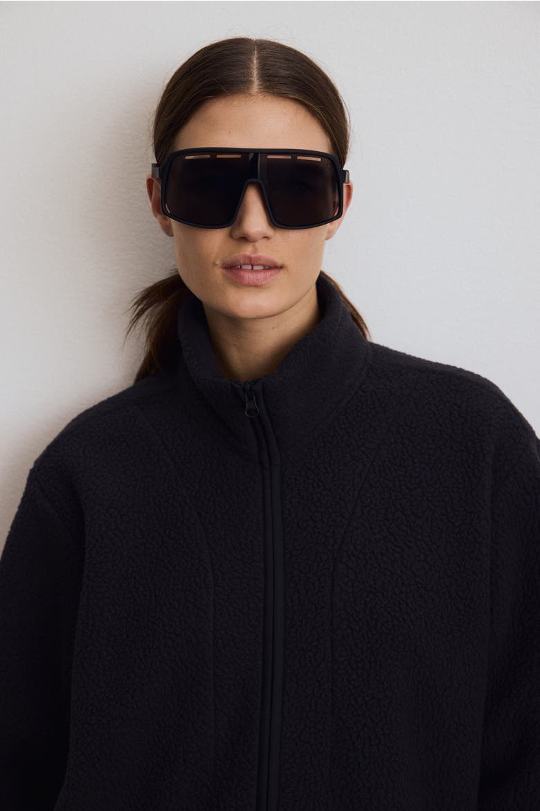 Teddy Sports Jacket, Alternate, color, Black