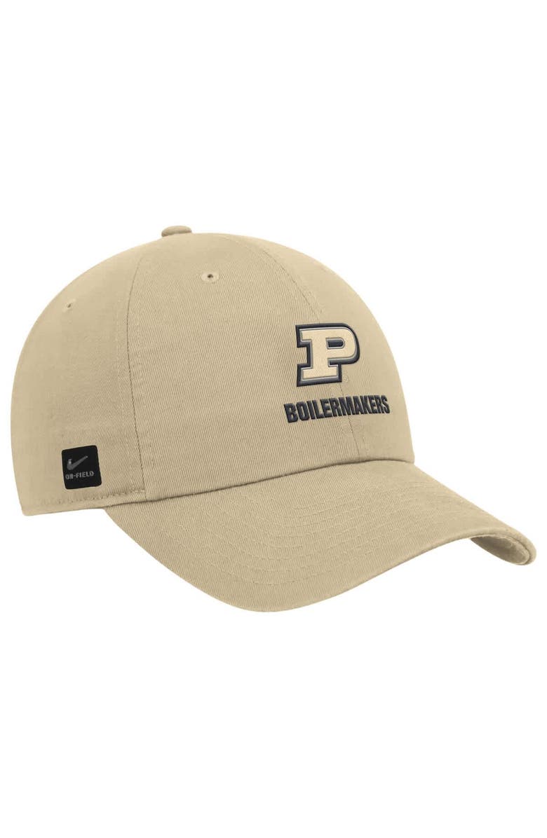 Nike Men's Nike Gold Purdue Boilermakers 2025 On-Field Club Adjustable Hat, Alternate, color, 