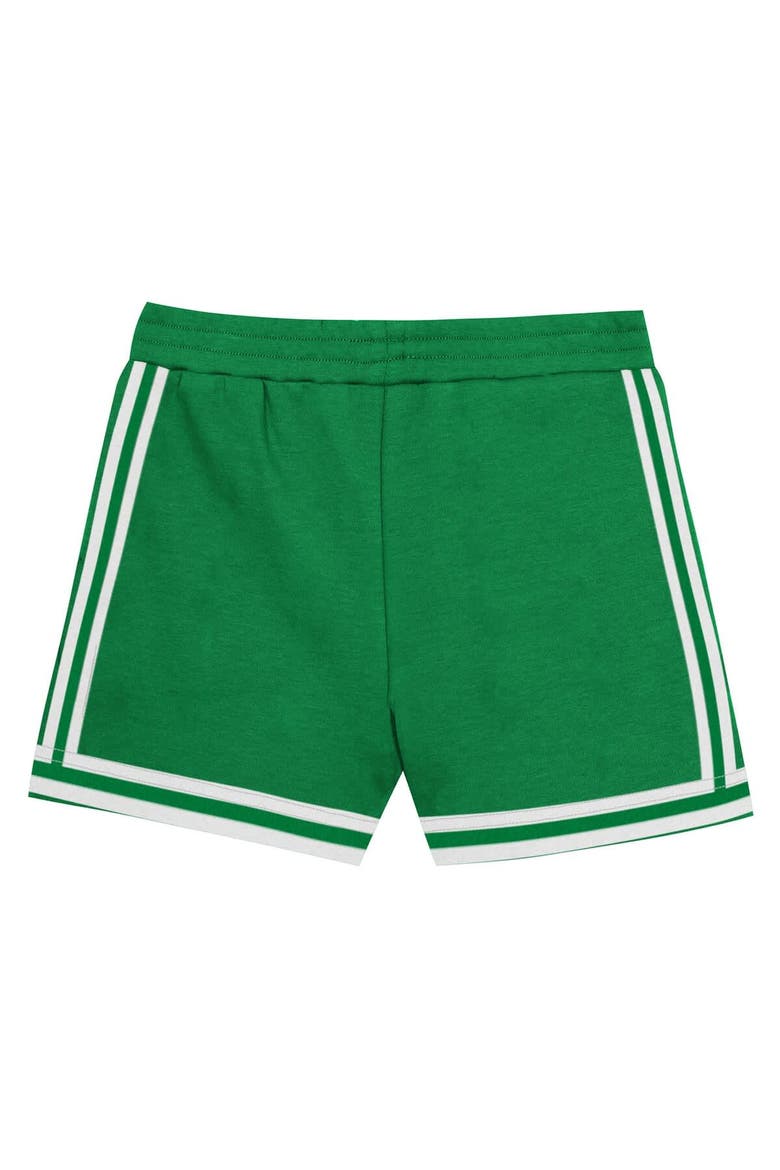 Toddler Mitchell & Ness Larry Bird Kelly Green Boston Celtics 2-Piece Play by Place T-Shirt & Shorts Set, Alternate, color, Kelly Green