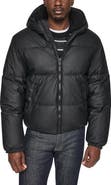 DKNY Water Resistant Hooded Puffer Jacket