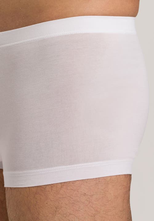 Hanro Cotton Sensation Cotton Boxer Brief In White