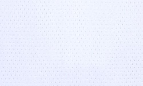 Tailorbyrd Mélange Mesh Performance Quarter Zip Pullover In White