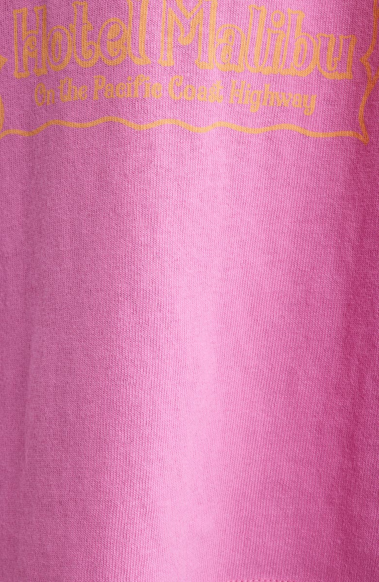 Rip Curl Hotel Malibu Heritage Graphic T-Shirt, Alternate, color, Pink