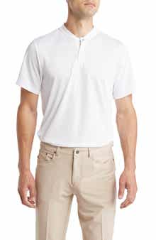 PGA TOUR Short Sleeve Baseball Pique Polo