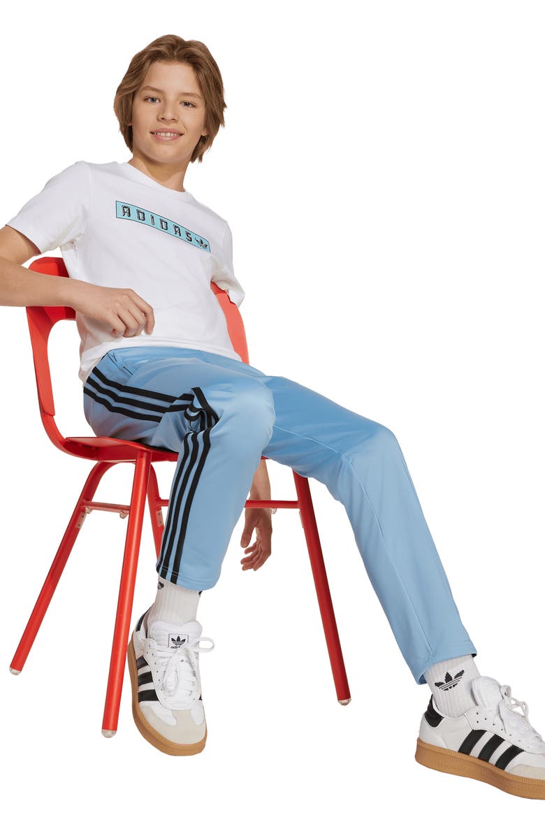 adidas Kids' Firebird Recycled Polyester Track Pants, Alternate, color, Ash Blue