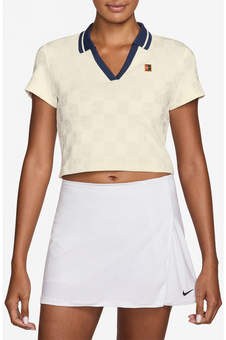Dri-FIT Crop Polo, Main, color, SAIL/ MIDNIGHT NAVY