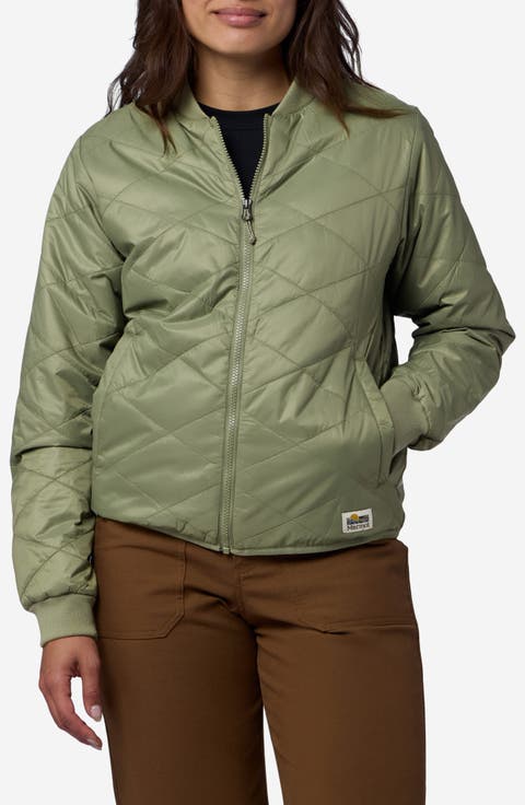 Onward Quilted Bomber Jacket