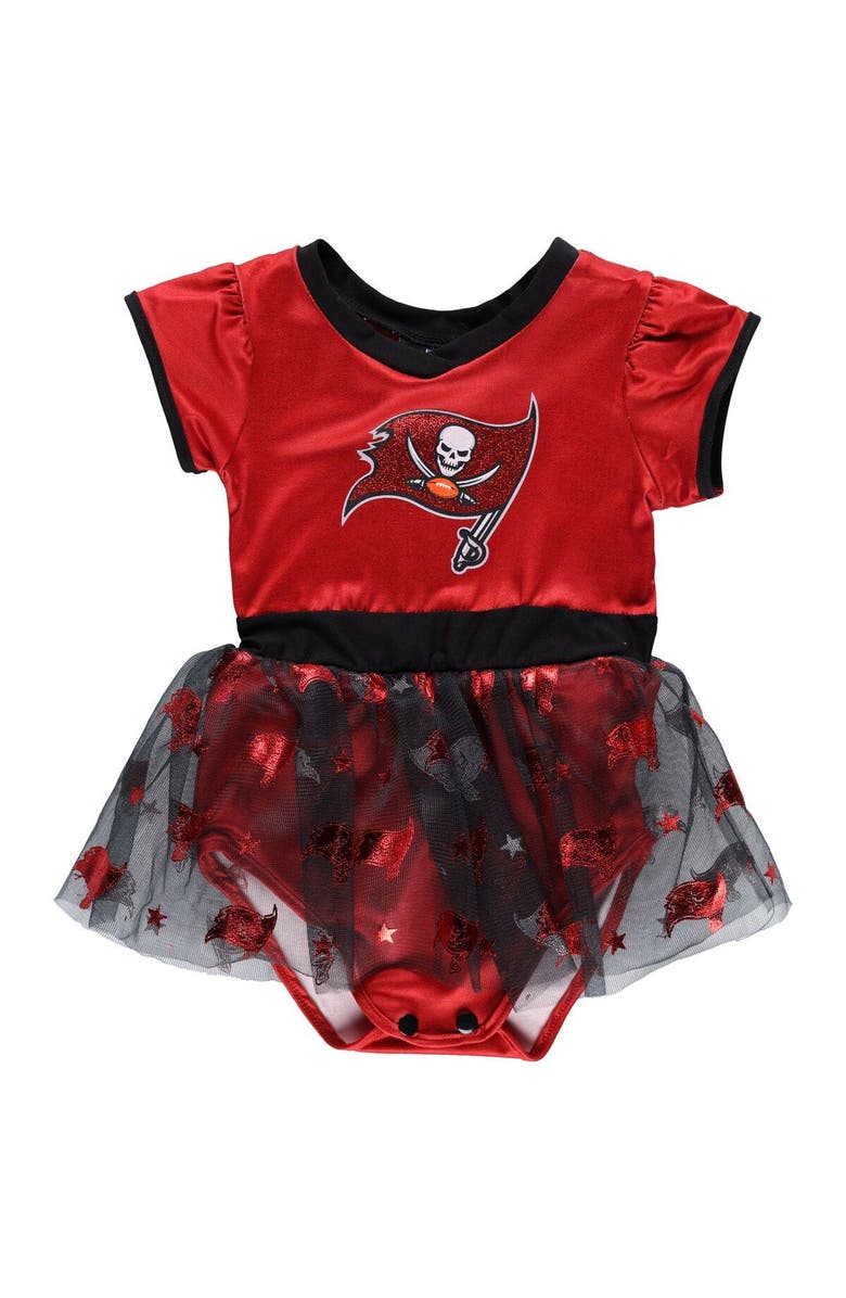 JERRY LEIGH Infant Red/White Tampa Bay Buccaneers Tailgate Tutu Game Day Costume Set, Alternate, color, 