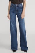 FRAME Long Le Slim Palazzo High Waist Wide Leg Jeans