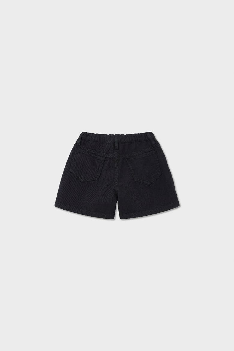 Organic Cotton Balloon Denim Short, Alternate, color, Black Denim