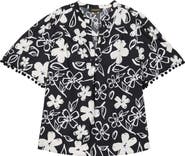 SUGARLIPS Kianza Floral Yulia Pompom Cotton Top