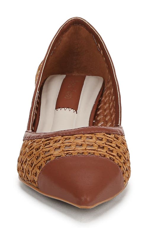 Franco Sarto Women's Darcy Pointed Toe Kitten Heel Pumps In Brown