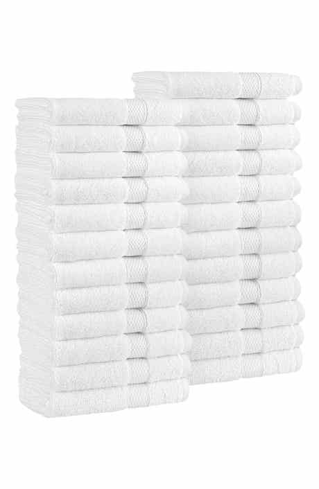 Linum Home Textiles 24-Pack Anovia Cotton Washcloths