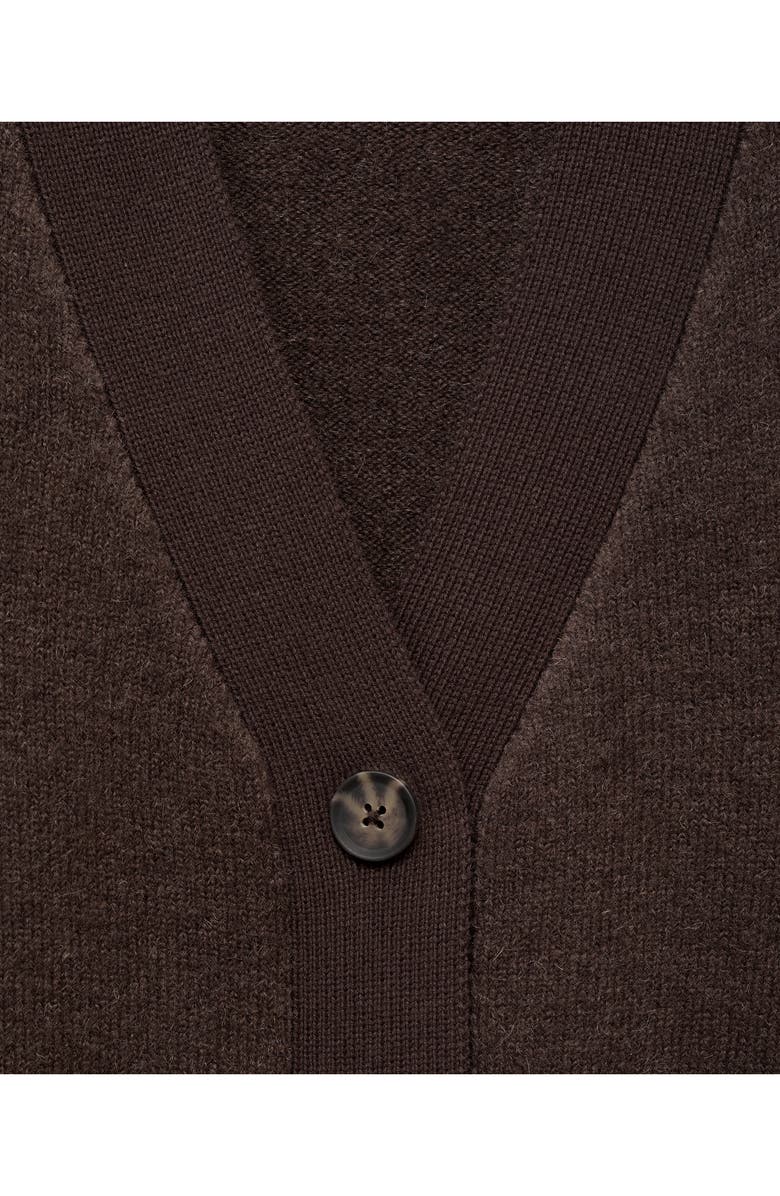 MANGO Contrast Detail Cardigan, Alternate, color, 