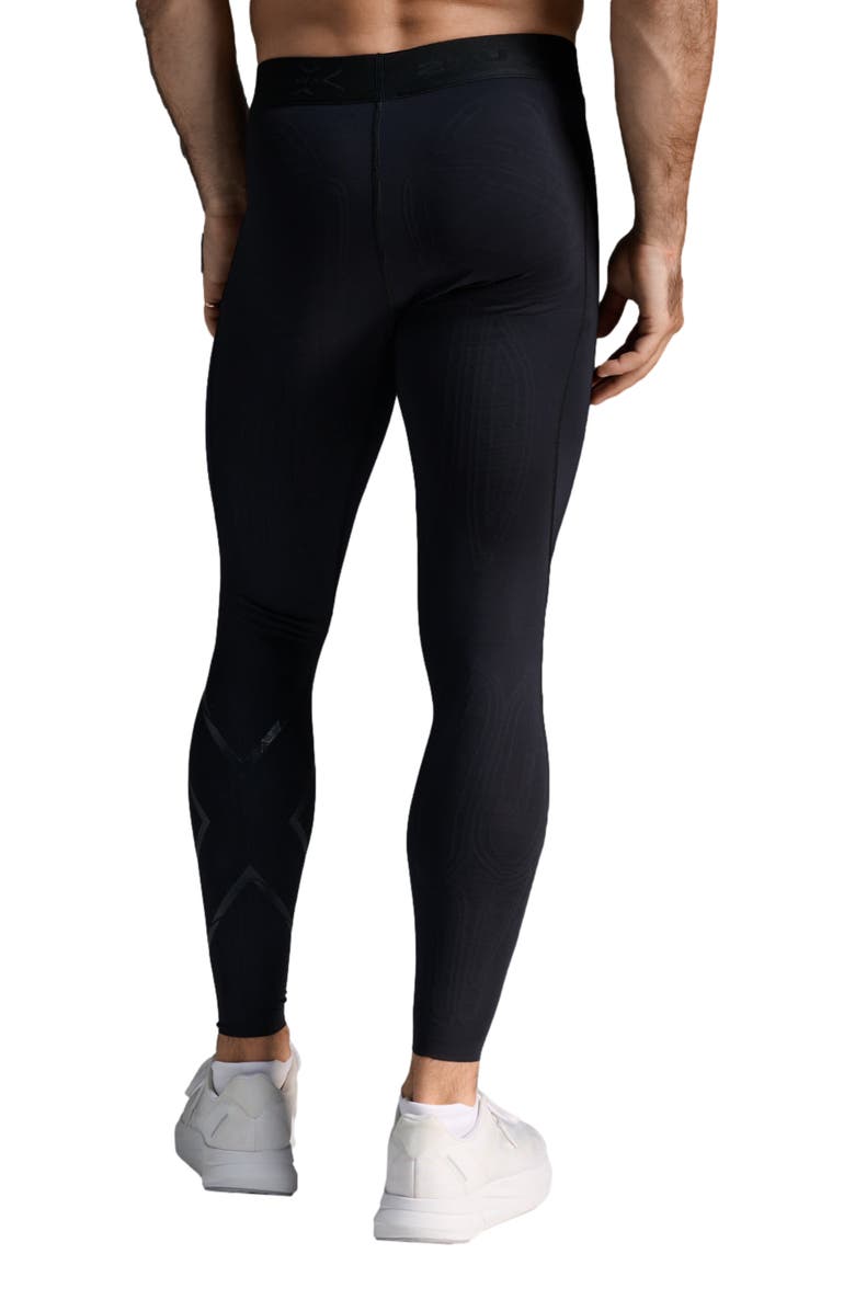 2XU Force Compression Tights, Alternate, color, Black/Nero