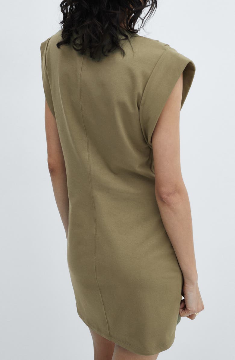 MANGO Dates Muscle Stretch Cotton T-Shirt Dress, Alternate, color, 