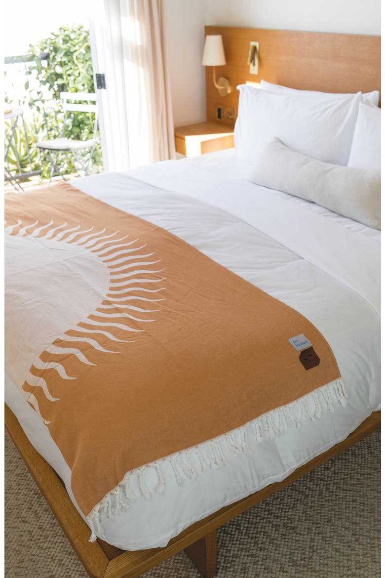 Sol Oversize Beach Blanket, Alternate, color, RUST/COPPER
