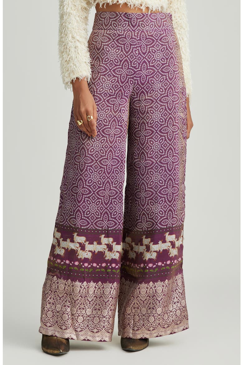 Mili Wide Leg Pants, Main, color, PURPLE