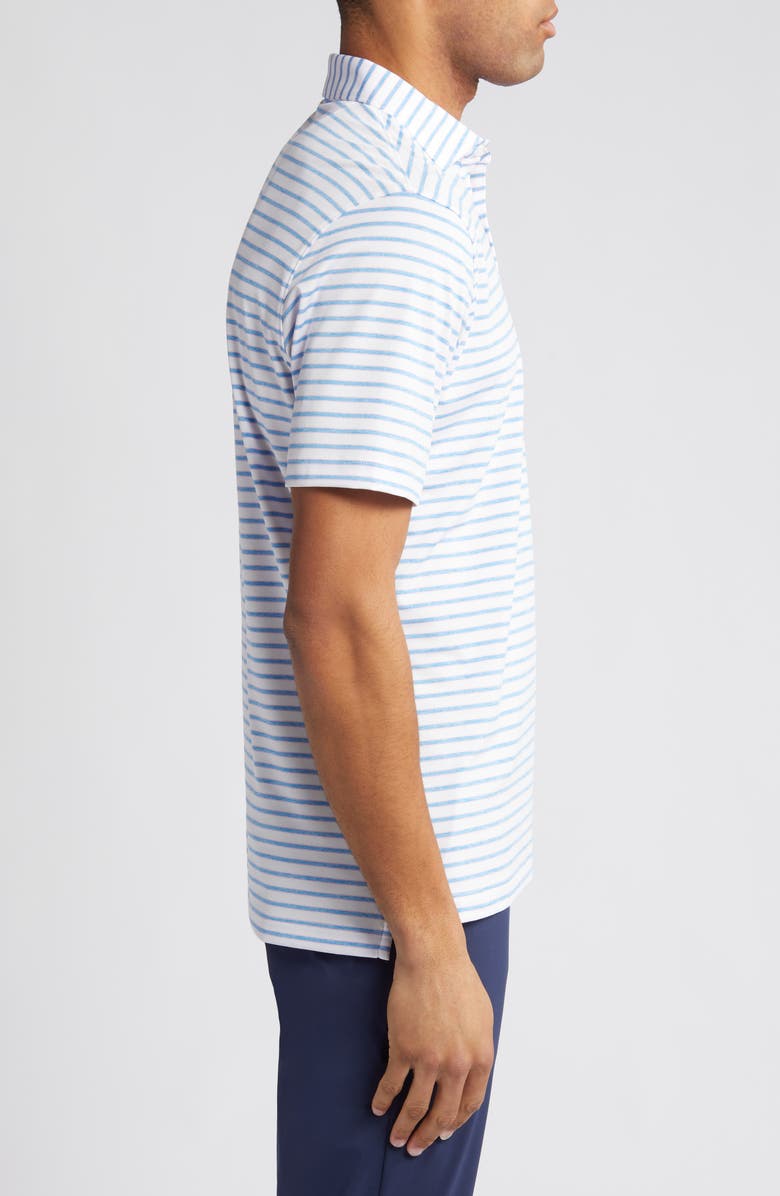 johnnie-O Thorton Stripe Performance Golf Polo, Alternate, color,