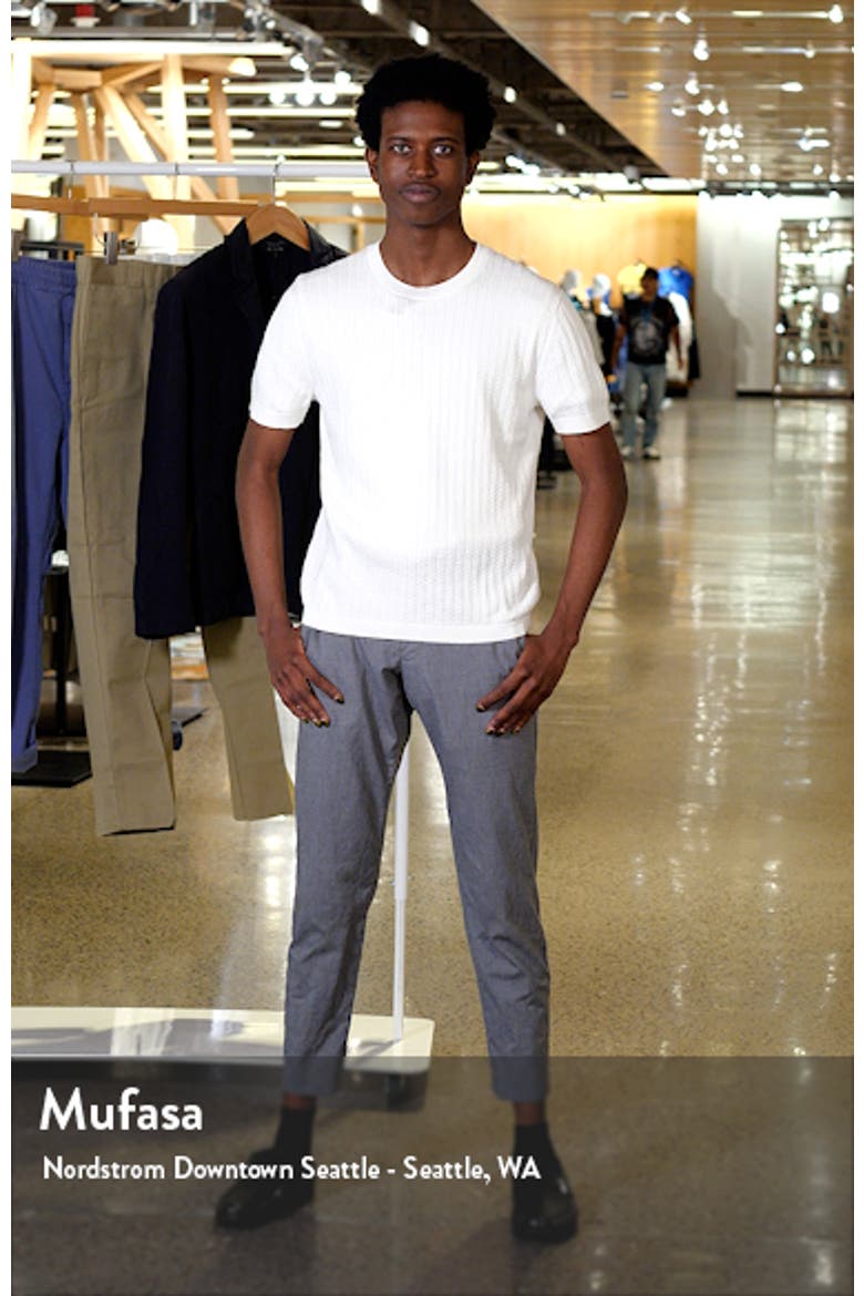 Cable Short Sleeve Cotton Blend Sweater video